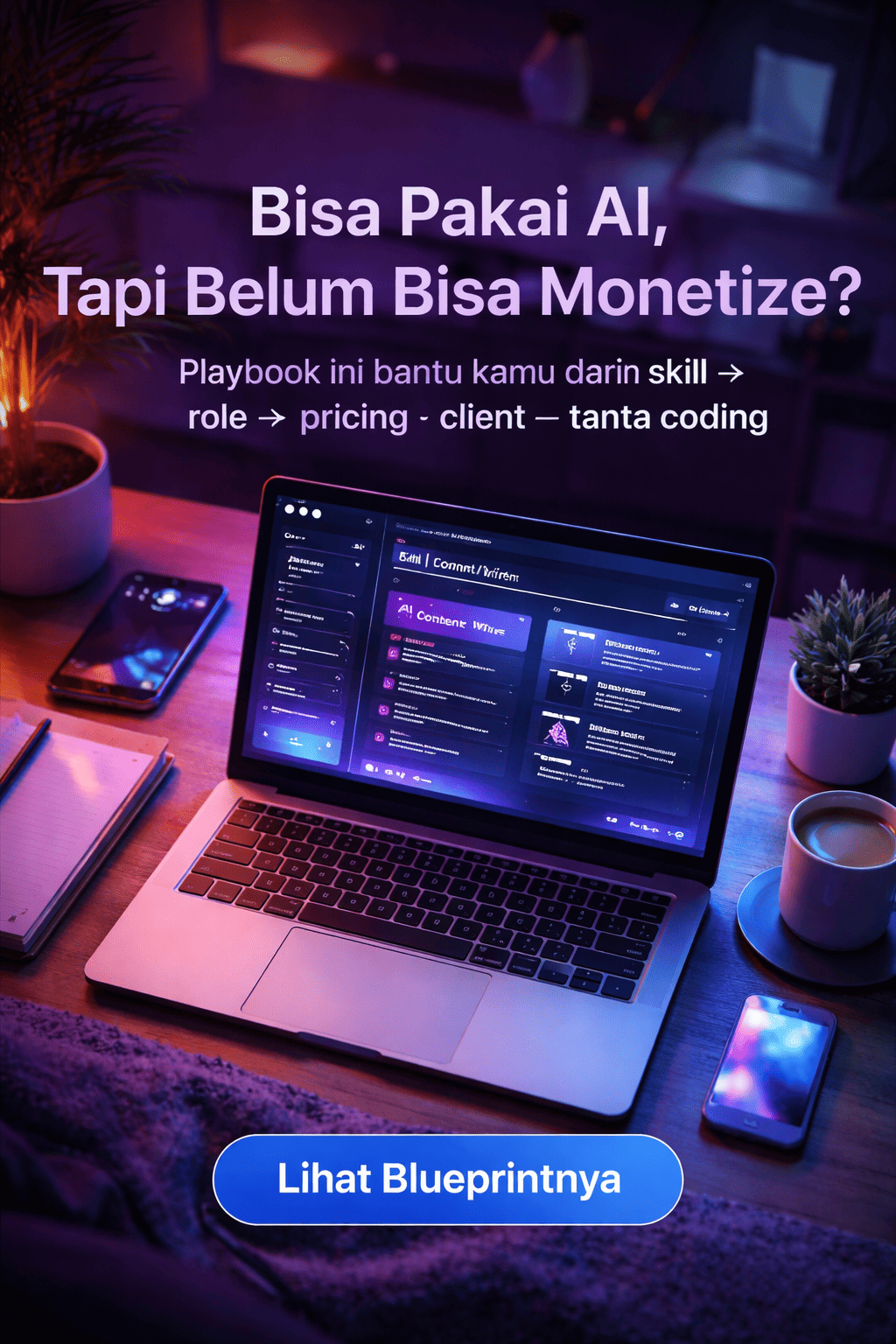 AI Income Playbook Mockup